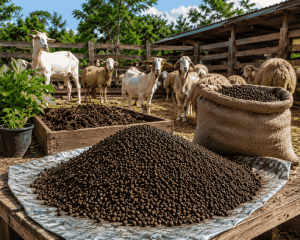 pupuk kotoran kambing
