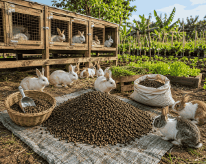 pupuk kotoran kelinci